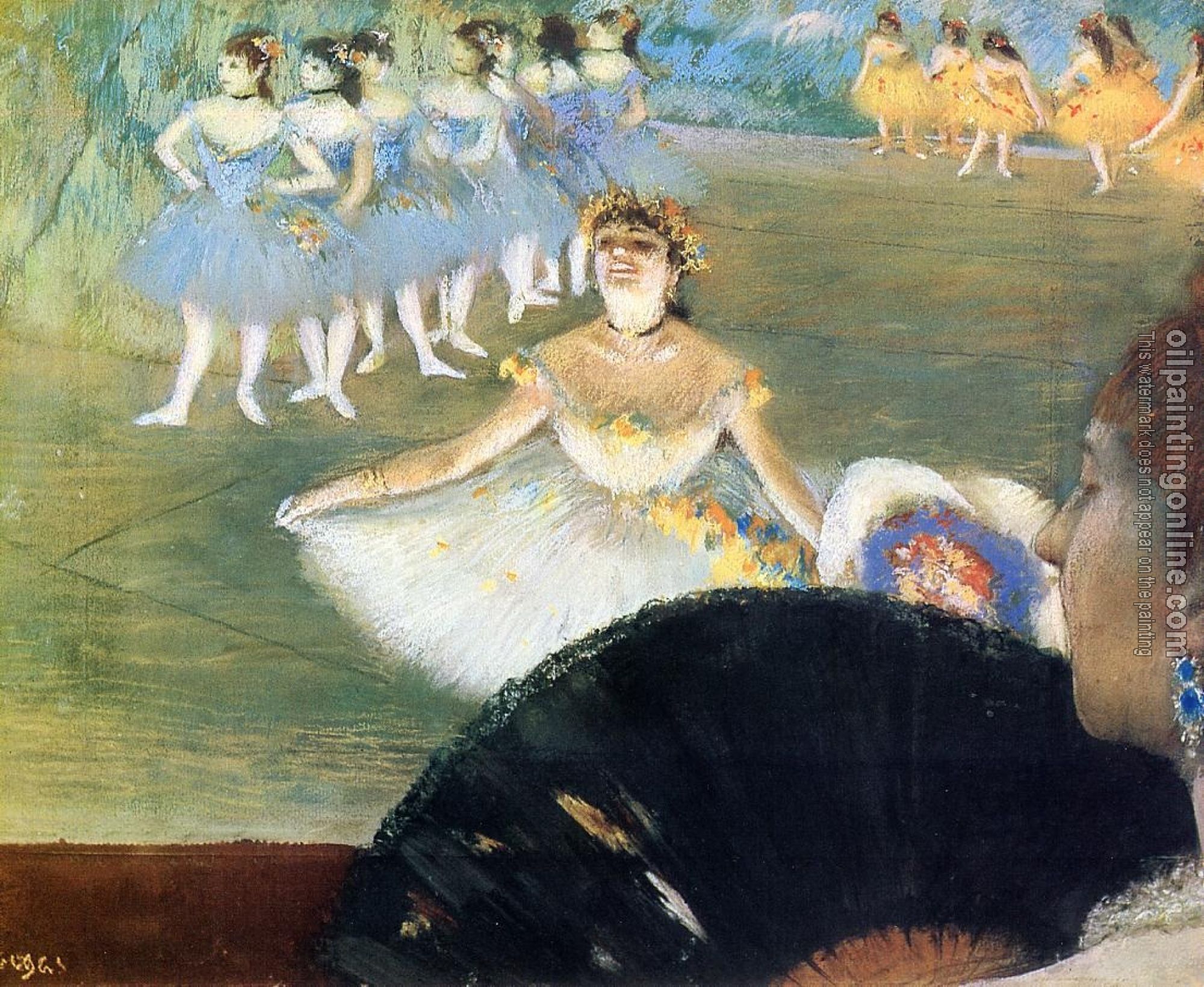 Degas, Edgar - Dancer with a Bouquet of Flowers